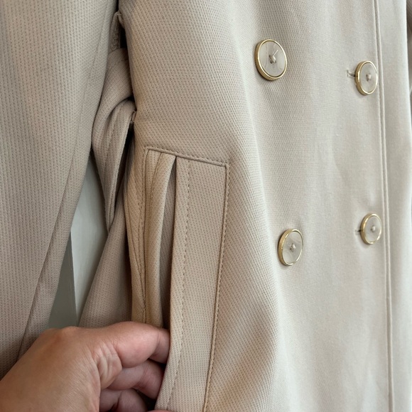 SOLD Ever New Double-breasted Belted-waist Coat 4 - Picture 7 of 14